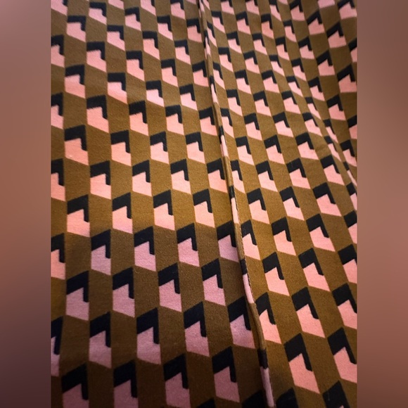 (B3) Maeve The Margot Brown Pink Anthropologie Free Kick-Flare Cropped Pants 1X - Picture 9 of 12